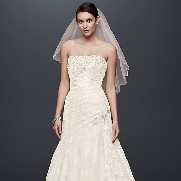 David's Bridal Dresses Davids Bridal Wedding Gown New Size Poshmark